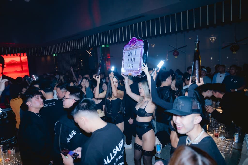 Crowd scene at TONE Presents