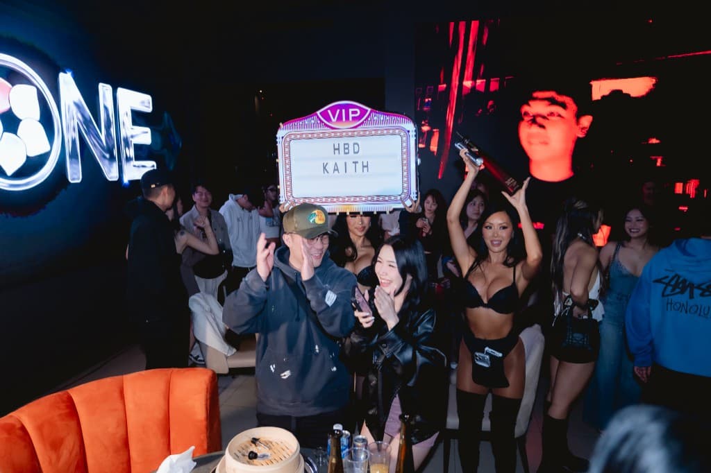 VIP bottle service moment at TONE Presents