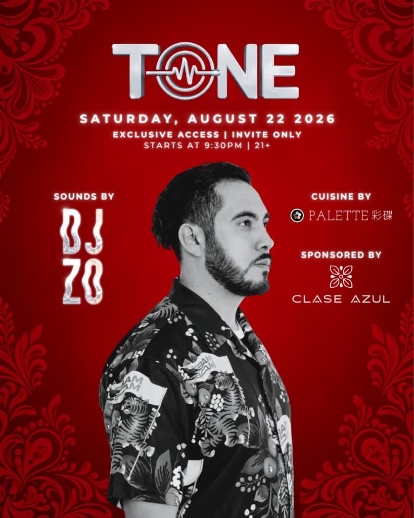TONE Presents · Aug 22 poster